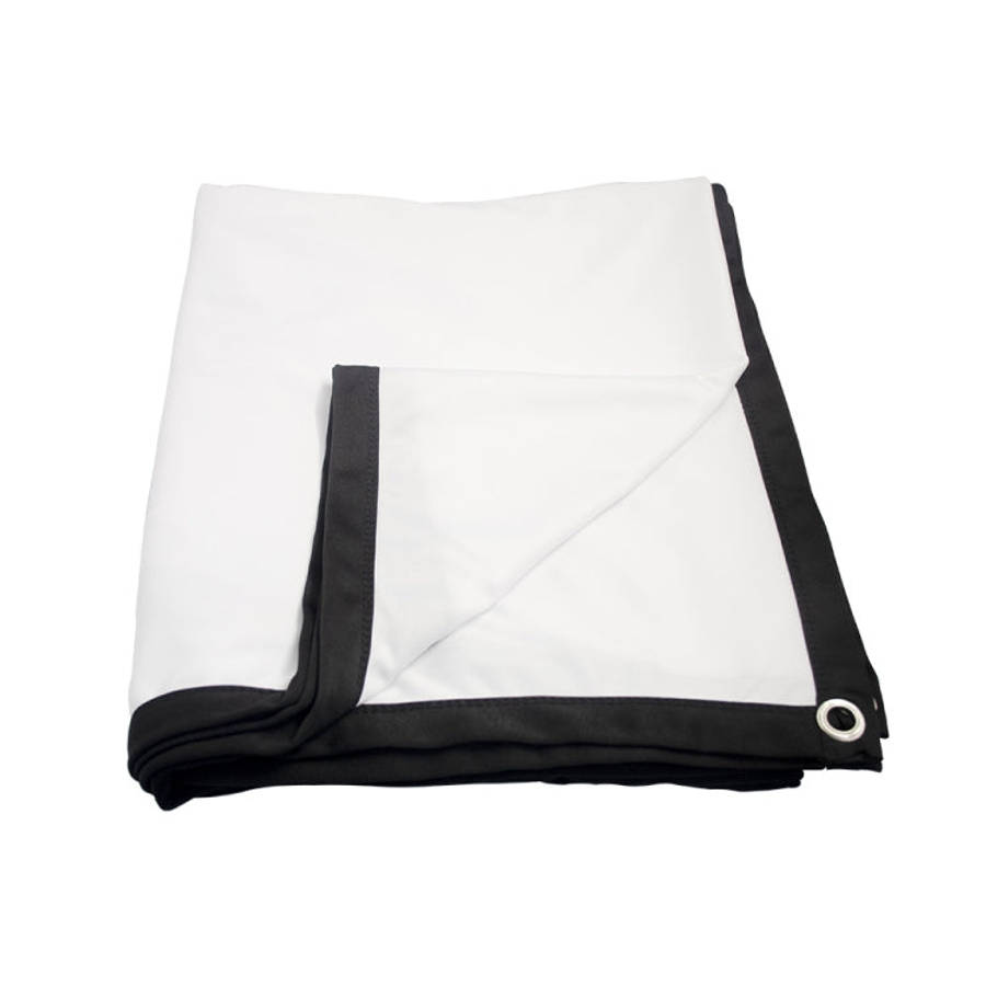 Folding Milk Silk Polyester Projector Film Curtain, 60 inch (16:9) Projection Area: 133 x 75cm, 6...