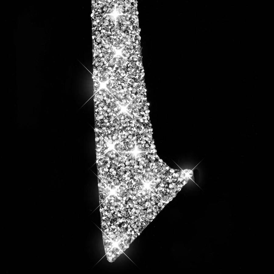 For Chevrolet Corvette C7 2014-2019 Car Center Arm Rest Diamond Decorative Sticker, Left Drive, C...