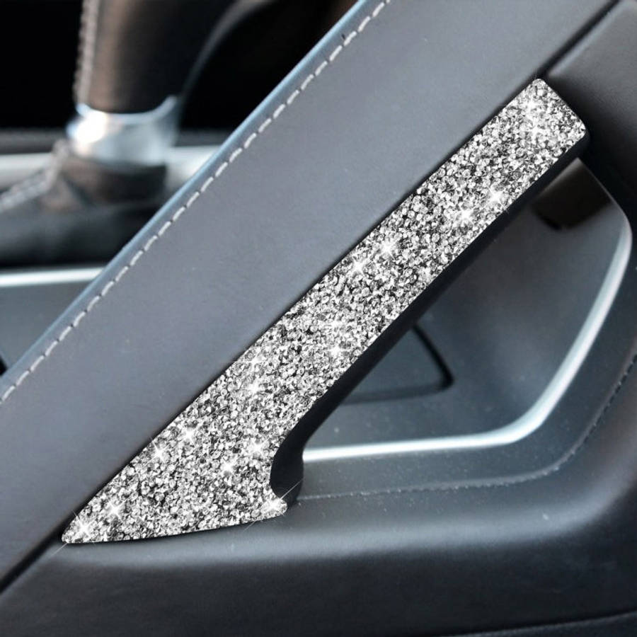 For Chevrolet Corvette C7 2014-2019 Car Center Arm Rest Diamond Decorative Sticker, Left Drive, C...