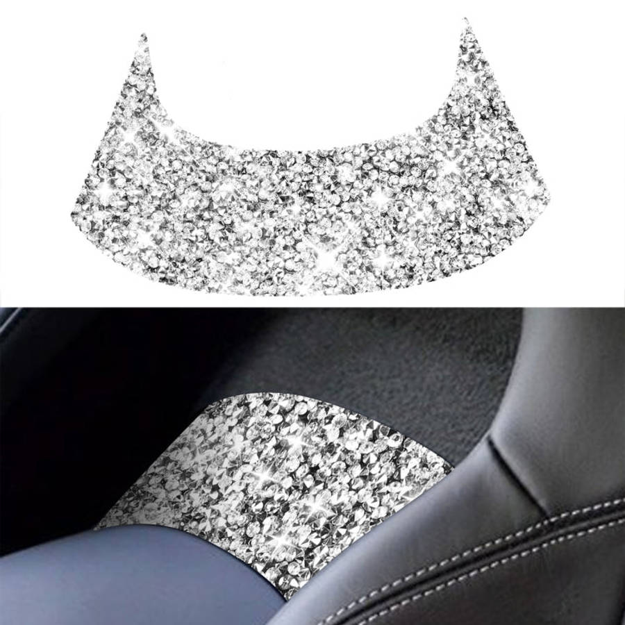 For Chevrolet Corvette C7 2014-2019 Car Rear Center Part Diamond Decorative Sticker, Left Drive, ...