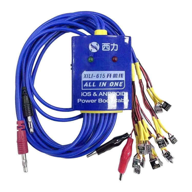 XILI 615 iBoot Power Supply On/Off Boot Line for iPhone 6 Plus-15 Pro Max / Android, XILI 615