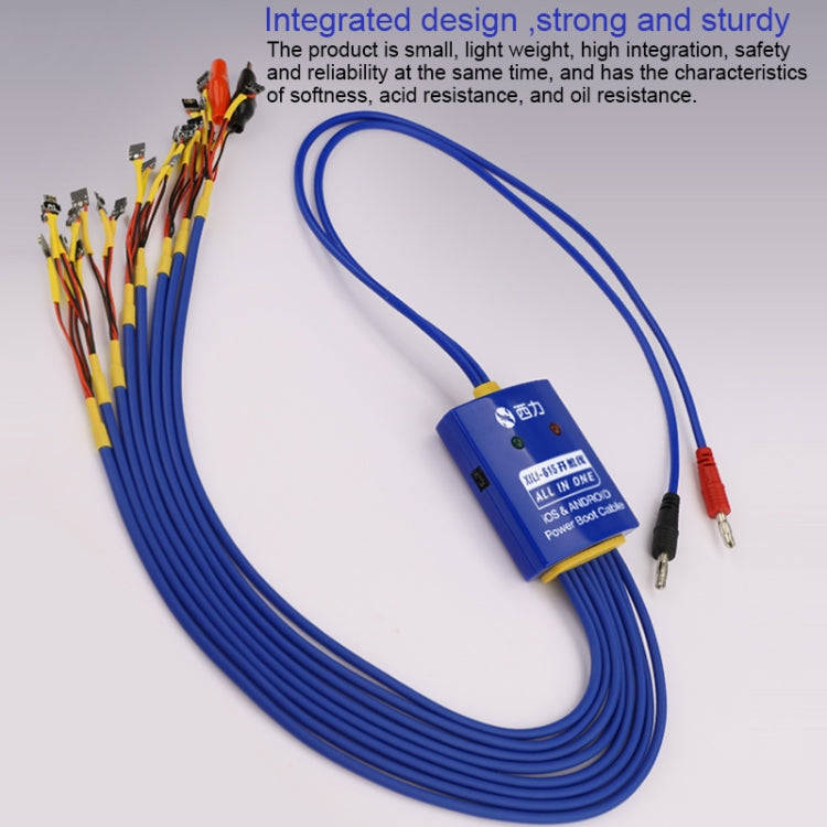 XILI 615 iBoot Power Supply On/Off Boot Line for iPhone 6 Plus-15 Pro Max / Android, XILI 615