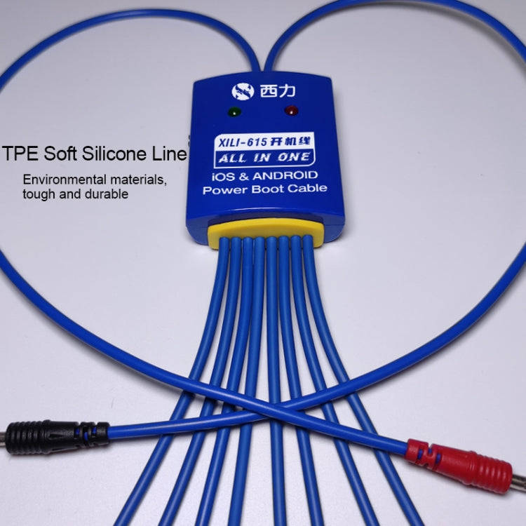 XILI 615 iBoot Power Supply On/Off Boot Line for iPhone 6 Plus-15 Pro Max / Android, XILI 615