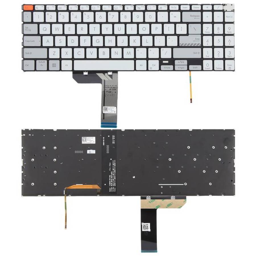 US Version Backlit Laptop Keyboard for Asus Vivobook Pro 15X OLED K6501 M6501, K6501 (Black), K65...