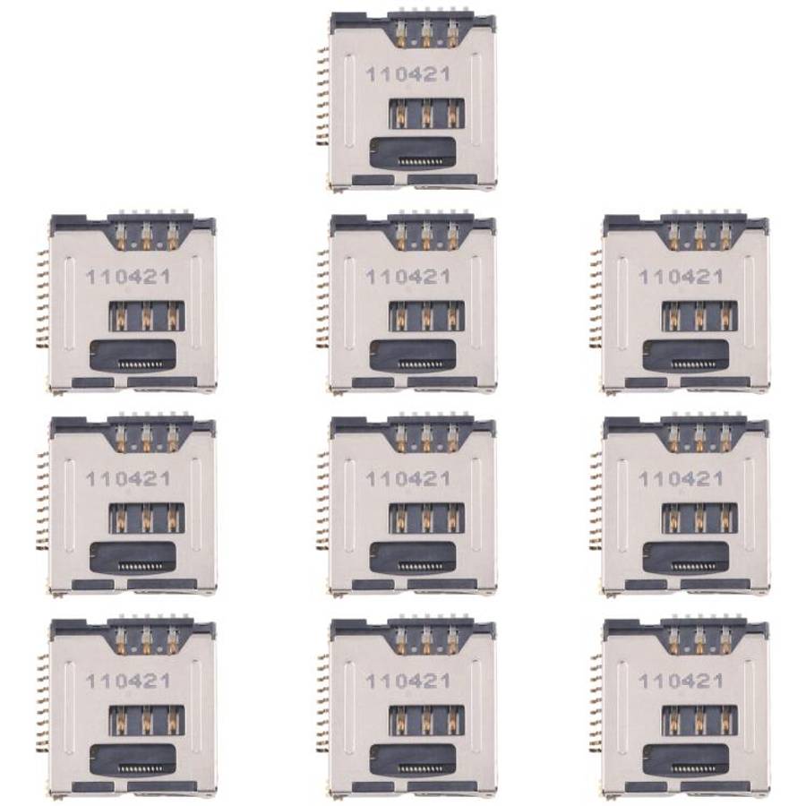 10pcs Original SIM Card Reader, For Galaxy S24 Ultra SM-S928, For Galaxy S24+ SM-S928, For Galaxy...