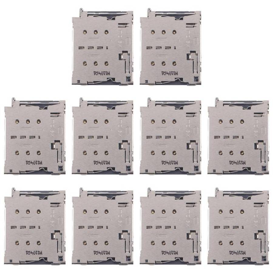 10pcs Original SIM Card Reader, For Galaxy S24 Ultra SM-S928, For Galaxy S24+ SM-S928, For Galaxy...