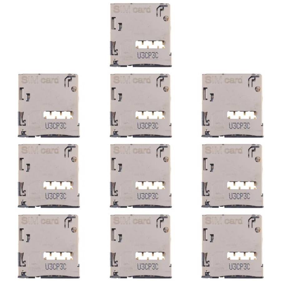 10pcs Original SIM Card Reader, For Galaxy S24 Ultra SM-S928, For Galaxy S24+ SM-S928, For Galaxy...