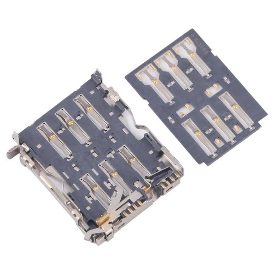 10pcs Original SIM Card Reader, For Galaxy S24 Ultra SM-S928, For Galaxy S24+ SM-S928, For Galaxy...
