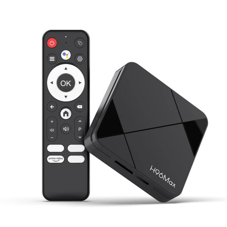 H96Max 4K UHD Android 14 Smart TV Box with Remote Control, RK3518 Quad-Core, 2GB+8GB, 2GB+16GB