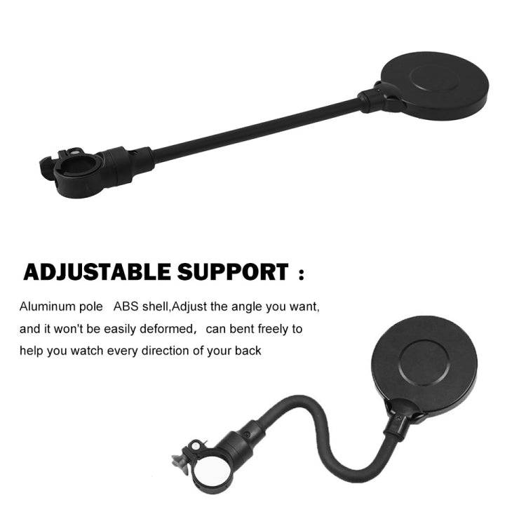 Pair Mountain Bike / Electric Motorcycle Multifunctional Adjustable Handlebar Rearview Mirror, MB...
