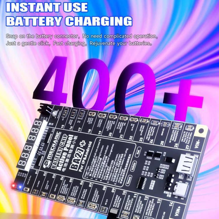 Mechanic BA27+ 4.2V Low Voltage Output Battery Chip Activation Board for iPhone 8-16 Pro Max / Mo...