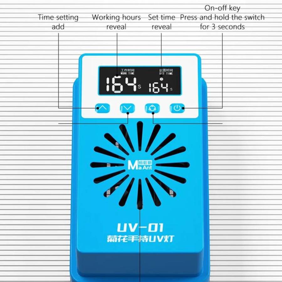 MaAnt UV-01 Portable UV Green Oil Fast Curing Lamp Box, MaAnt UV-01