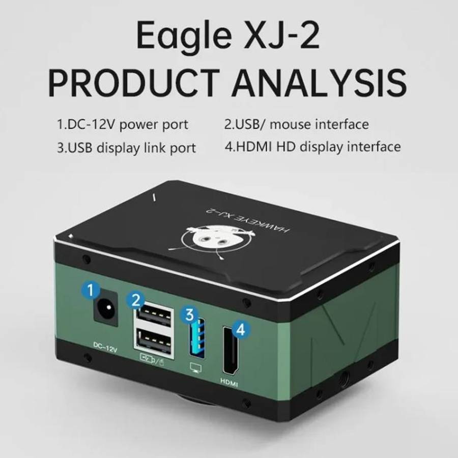 MaAnt XJ-2 Eagle Eye 4K HD Video Industrial Microscope Camera, MaAnt XJ-2 EU Plug