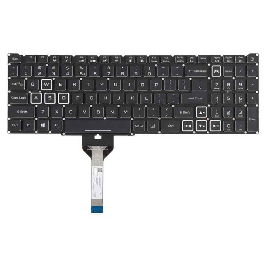US Version Laptop Backlit Keyboard for Acer Nitro 5 AN515-51 52-55K1 N17C1 AN515-57-53TK, For Ace...