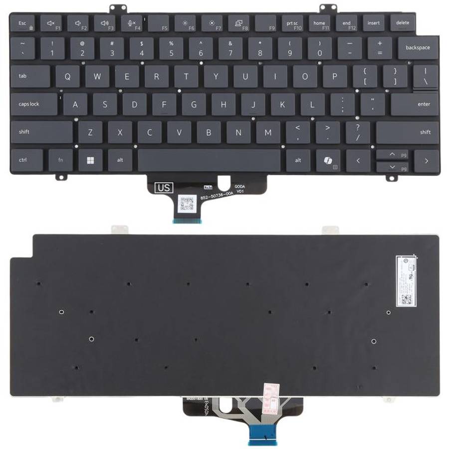 For Dell Pro 14 Plus PB14250 14255 Pro Max 14 Series US Version Laptop Keyboard, For Dell Pro 14 ...
