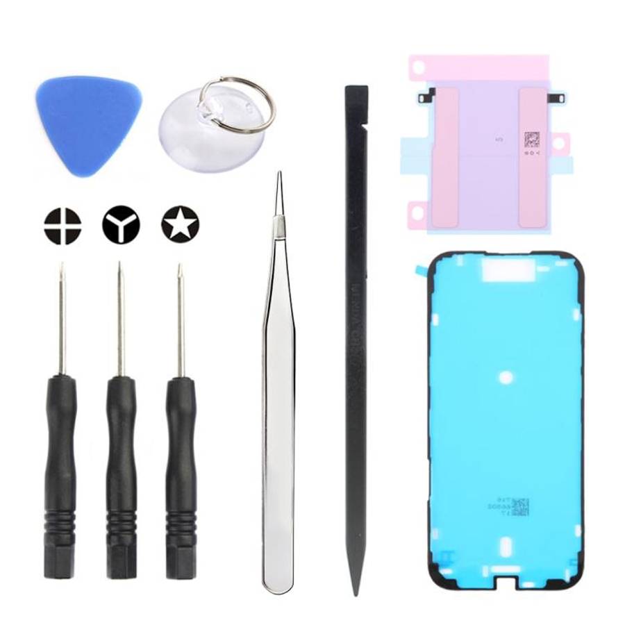JIAFA JF-8162 9 in 1 Battery Adhesive + Waterproof Adhesive + Repair Tool Set, For iPhone 17 Pro ...