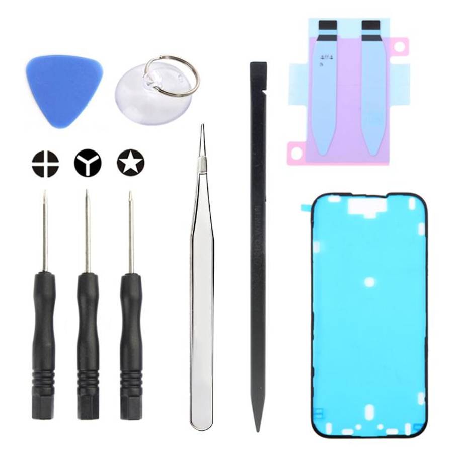 JIAFA JF-8162 9 in 1 Battery Adhesive + Waterproof Adhesive + Repair Tool Set, For iPhone 17 Pro ...