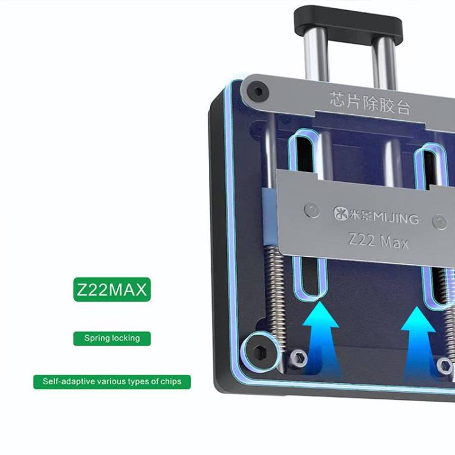 Mijing Z22MAX CPU Chip Tin Planting BGA Reballing Stencil Platform For iPhone 11-17 Pro Max / And...
