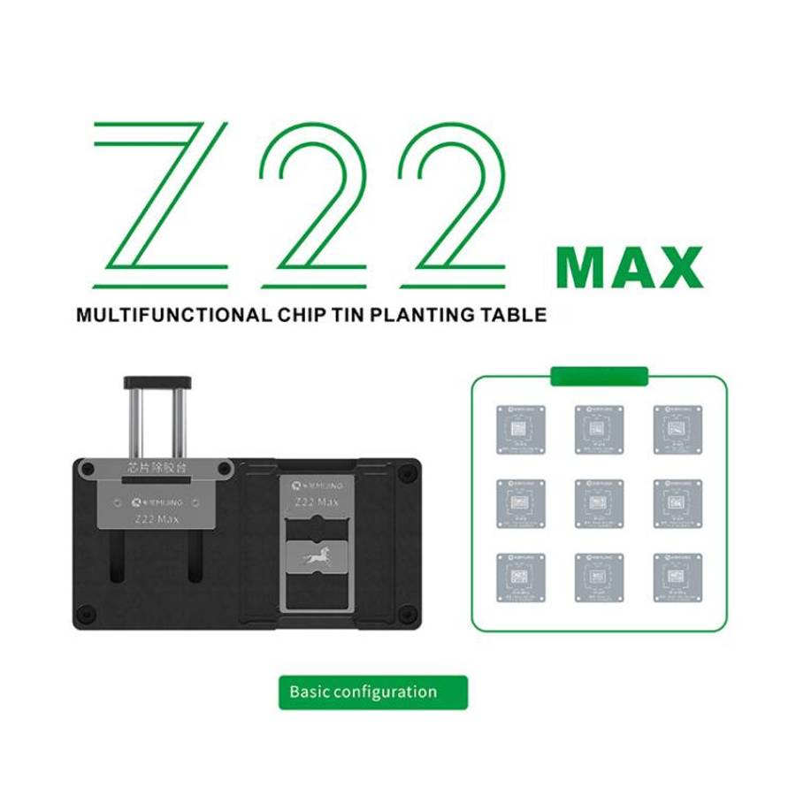 Mijing Z22MAX CPU Chip Tin Planting BGA Reballing Stencil Platform For iPhone 11-17 Pro Max / And...