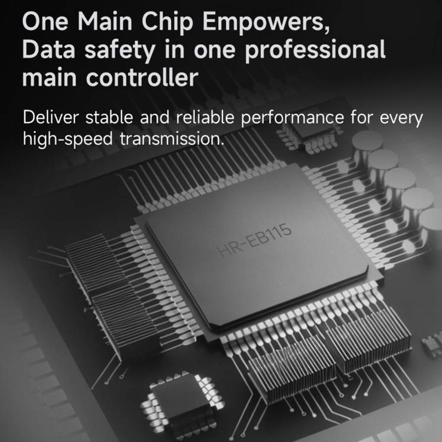 THERMALRIGHT HR-EB115 M.2 NVMe SSD Enclosure with Type-C to Type-C Cable, EB115 C-C Cable