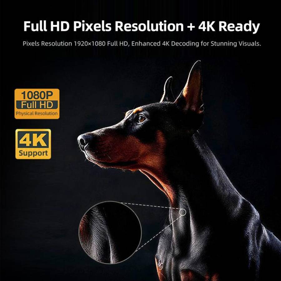 AUN U001 Pro 1080P 2050ANSI For Google TV Android 14 OS Smart Projector, EU Plug, US Plug, UK Plu...