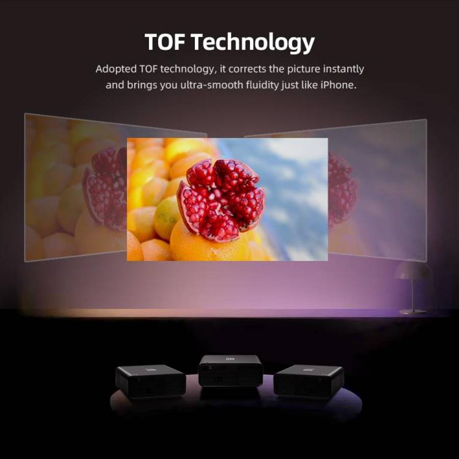 AUN U001 Pro 1080P 2050ANSI For Google TV Android 14 OS Smart Projector, EU Plug, US Plug, UK Plu...