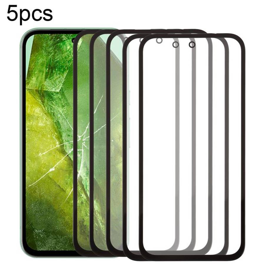 5pcs Front Screen Outer Glass Lens with OCA Optically Clear Adhesive, For Google Pixel 10 Pro XL,...