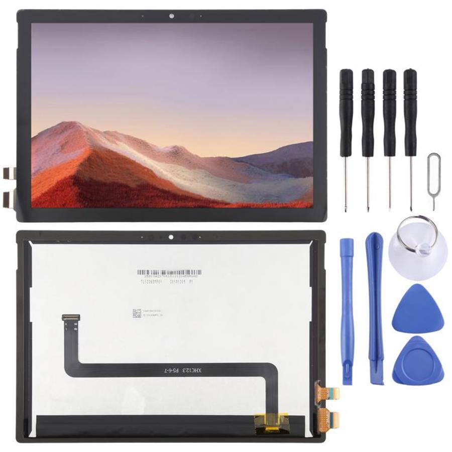 OEM LCD Screen Digitizer Full Assembly with LCD Flex Cable, For Microsoft Surface Pro 7+ 1960, Fo...