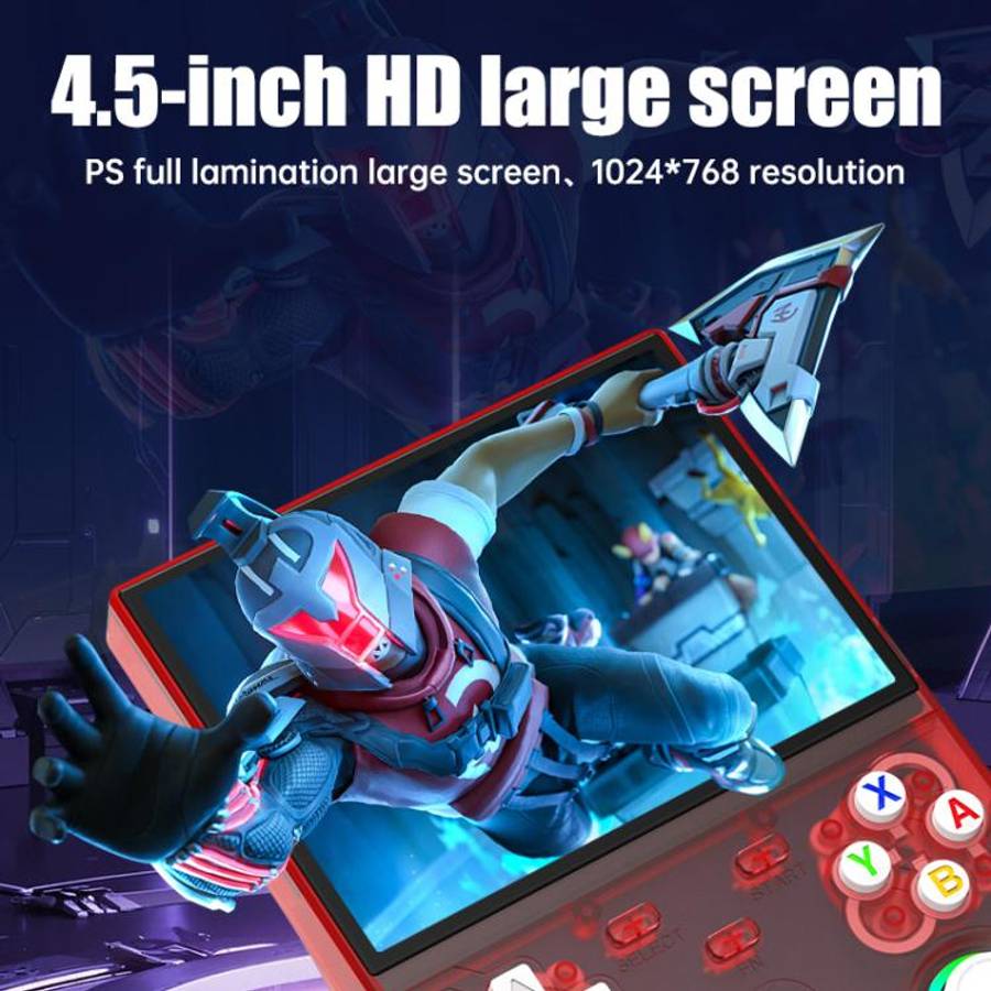 R36 Ultra X 4.5-inch IPS HD Handheld Retro Game Console Built-in 18,000+ Games, 32G