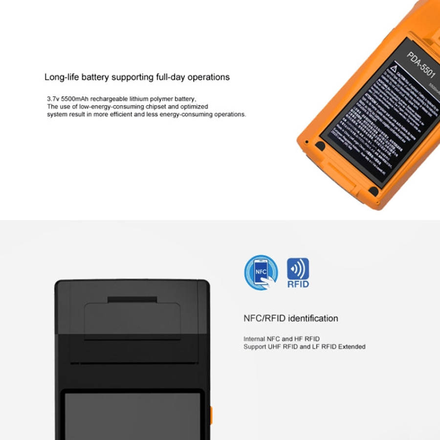 PDA-5501 Multi-function 5.5 inch IPS Screen IP65 Protection All-in-one Intelligent Terminal, Buil...