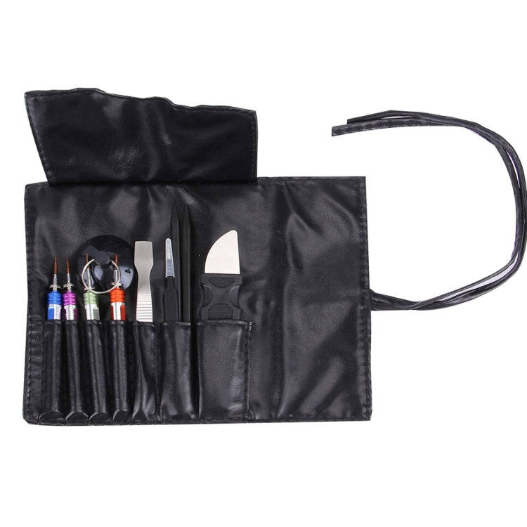 Appropriative Professional Screwdriver Repair Open Tool Kit with Roll Leather Bag For iPhone 7 & ...