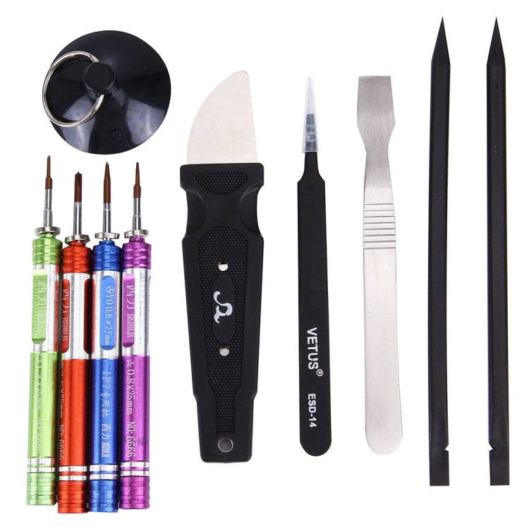 Appropriative Professional Screwdriver Repair Open Tool Kit with Roll Leather Bag For iPhone 7 & ...