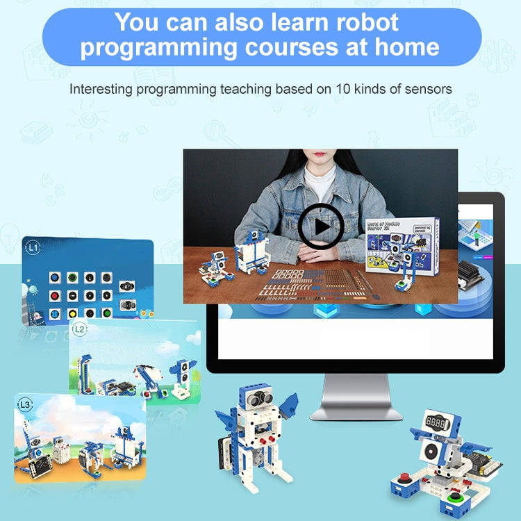 Yahboom Building Block Sensor Module Kit, Compatible with Micro:bit V2/V1.5 Arduino UNO Raspberry...