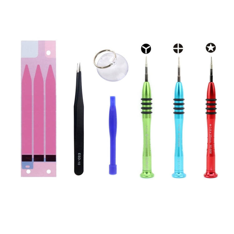 JIAFA JF-8163 7 in 1 Battery Repair Tool Set for iPhone 6s Plus, For 6sP