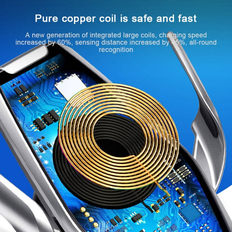 S7 15W QI 360 Degree Rotatable Infrared Induction Car Air Outlet Wireless Charging Mobile Phone H...