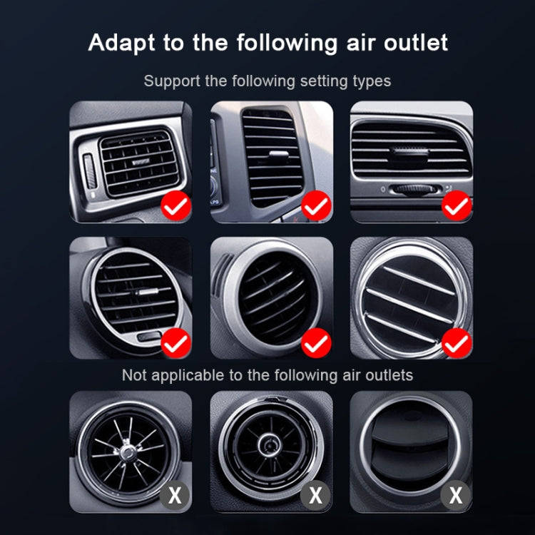 S7 15W QI 360 Degree Rotatable Infrared Induction Car Air Outlet Wireless Charging Mobile Phone H...