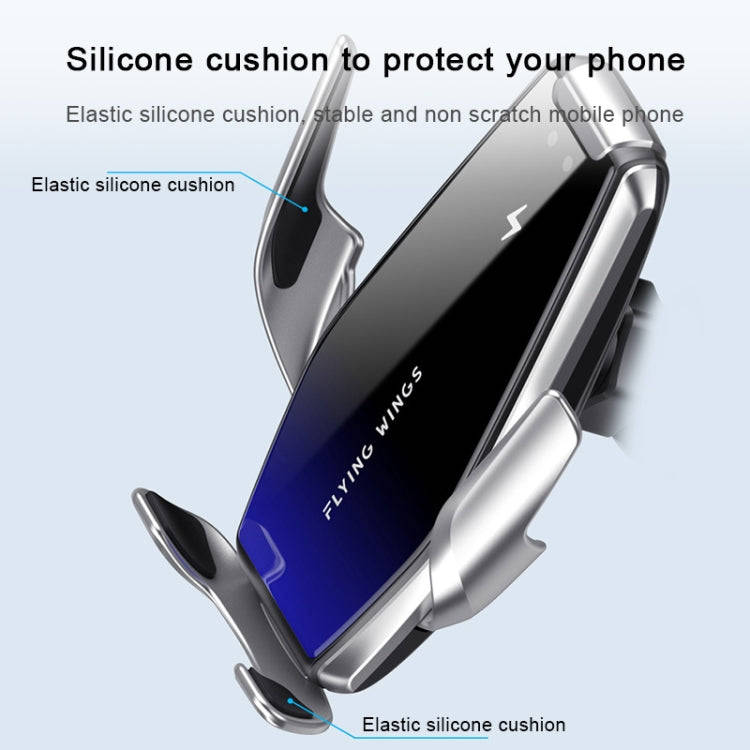 S7 15W QI 360 Degree Rotatable Infrared Induction Car Air Outlet Wireless Charging Mobile Phone H...