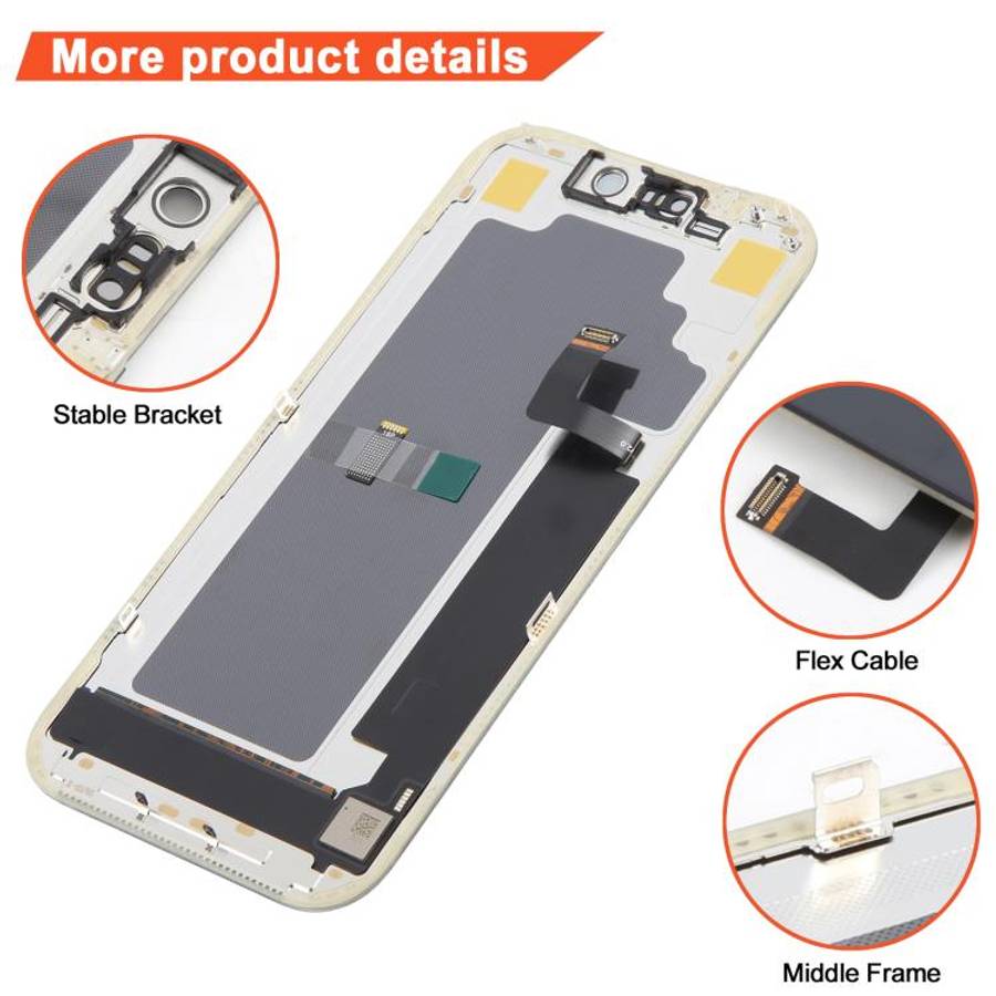 For iPhone 17 Pro DD Hard OLED Screen, For iPhone 17 Pro (Hard LCD)