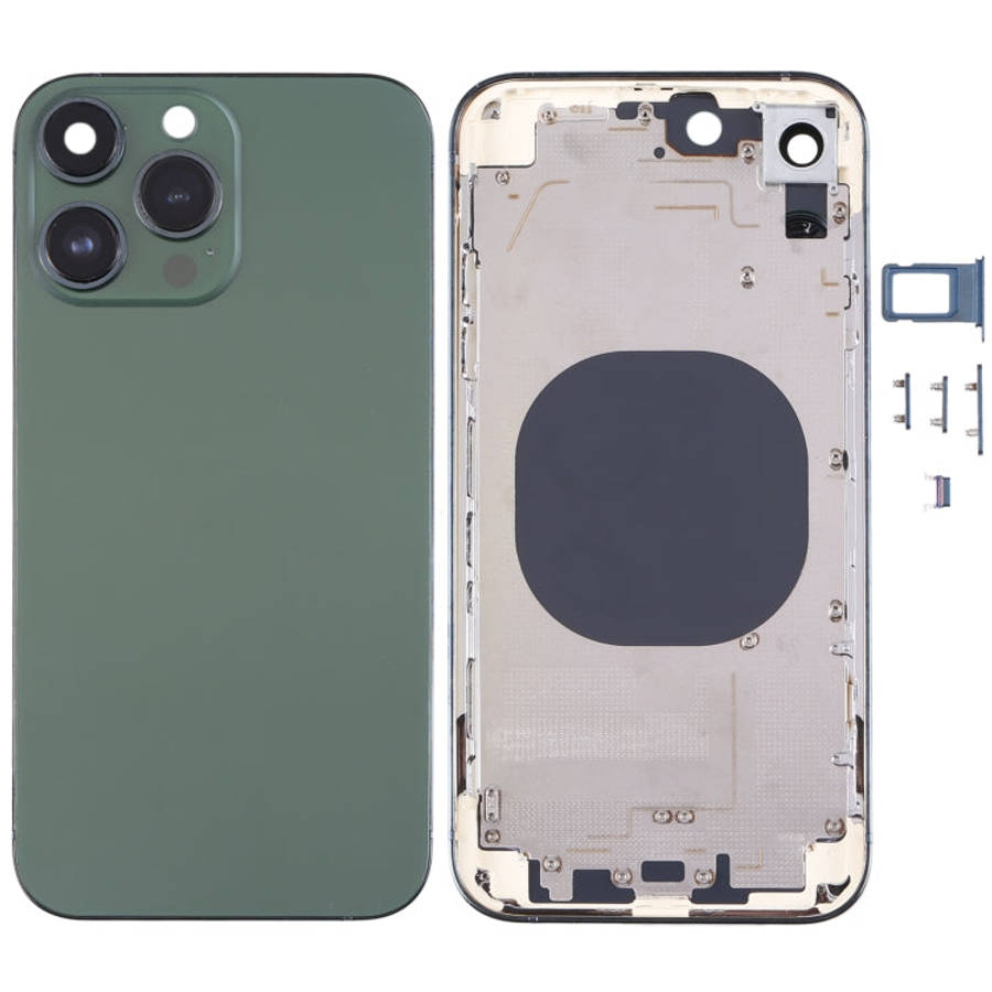 Electroplated Frame Back Housing Cover with Appearance Imitation of iP13 Pro for iPhone XR, for i...