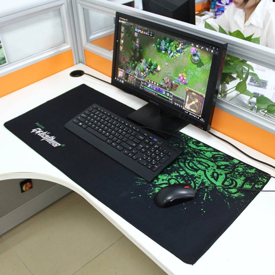 Extended Large Gaming and Office Keyboard Mouse Pad, Size: 90cm x 40cm, Size: 90cm x 40cm
