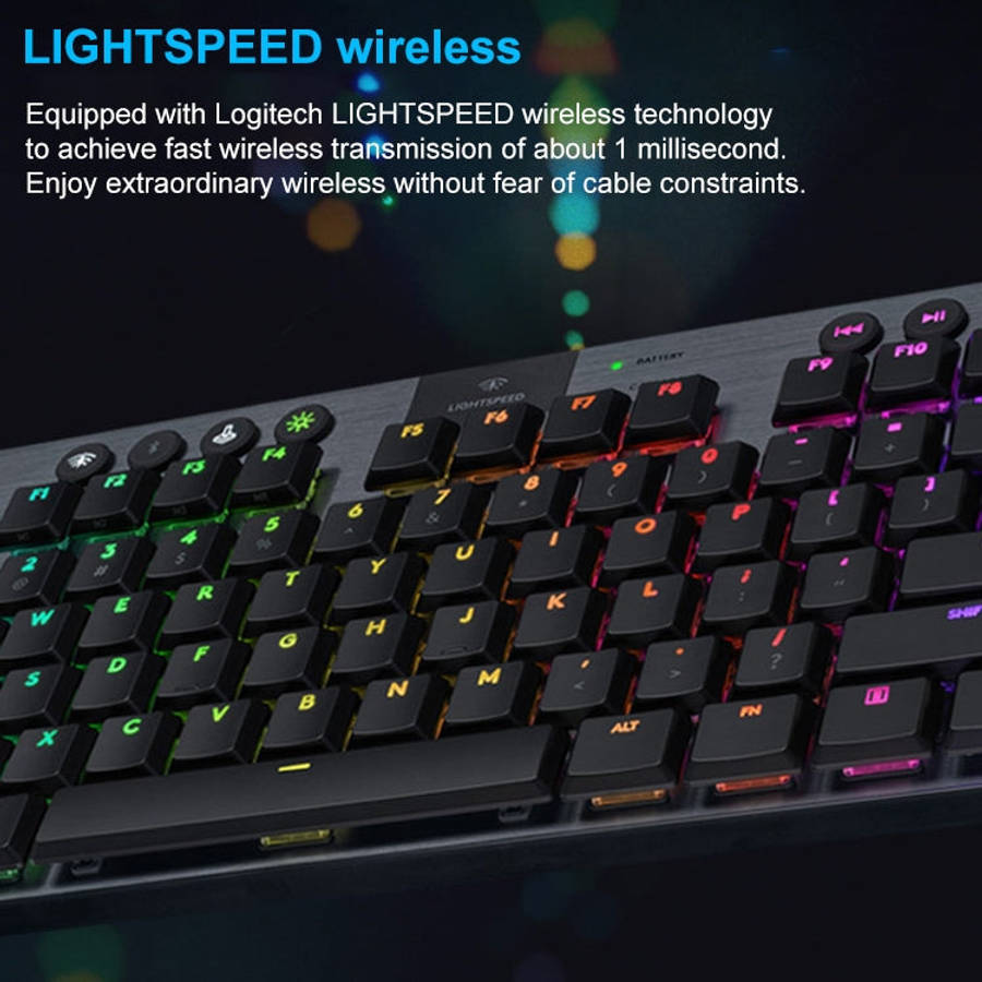 Logitech G913 TKL Wireless RGB Mechanical Gaming Keyboard (GL-Linear), GL-Linea