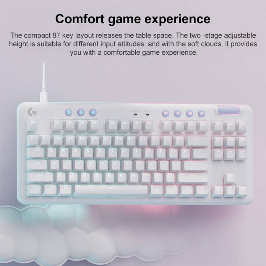 Logitech Aurora G713 RGB Wired Game E-sports 87-key Mechanical Keyboard with Palm Support, Tea Sh...