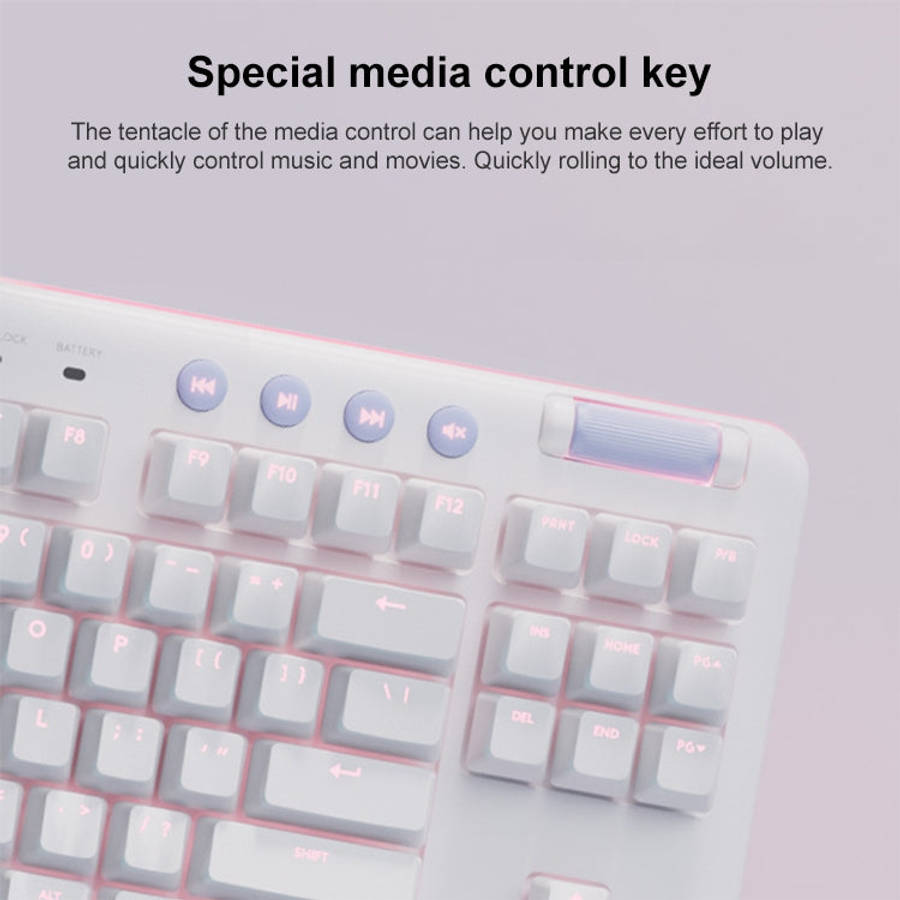 Logitech Aurora G713 RGB Wired Game E-sports 87-key Mechanical Keyboard with Palm Support, Tea Sh...