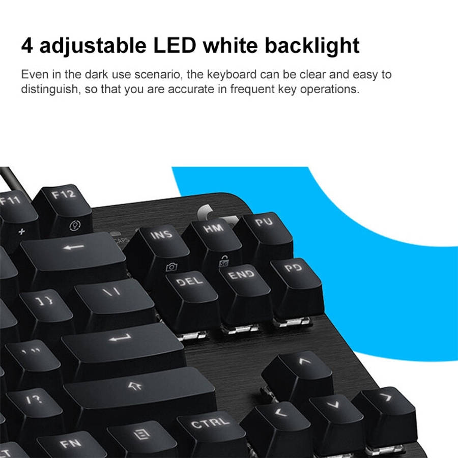 Logitech G412 TKL SE Wired Game 104-key Mechanical Silent Keyboard, G412 TKL SE