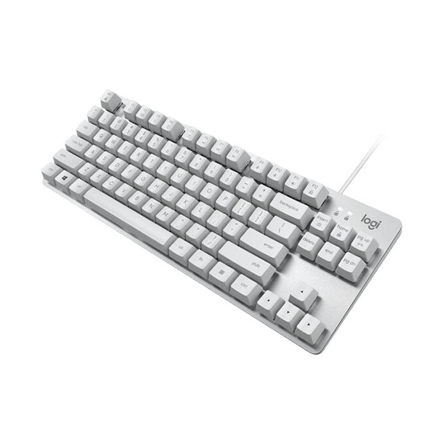 Logitech K835 Mini Mechanical Wired Keyboard, Green Shaft, Green Shaft