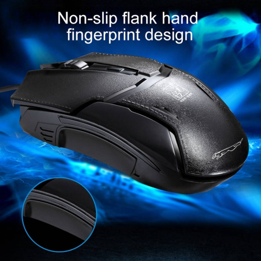 Chasing Leopard 179 USB 1600DPI Three-speed Adjustable Wired Optical Gaming Mouse, Length: 1.3m, 179