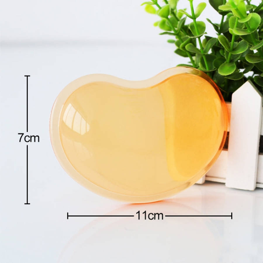 MONTIAN 2 PCS Transparent Silicone Bracer Heart-shaped Mouse Wrist Supporter, Random Color Delive...