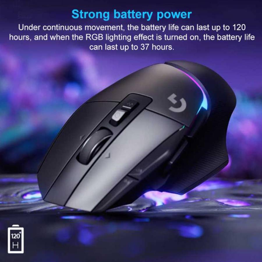 Logitech G502 X Lightspeed 1000DPI 2.4G Wireless Gaming Mouse, G502 X (Black)