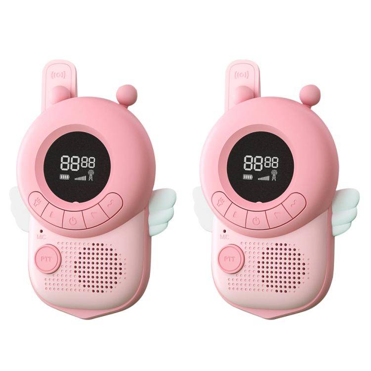 adj-847 Cartoon Bee-shaped Children Walkie-talkie Wireless 3km Call Outdoor Parent-child Interact...