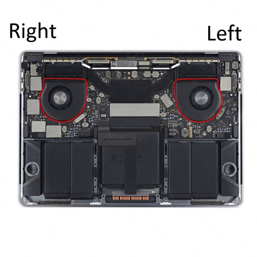 1 Pairs CPU Cooling Cooler Fan For MacBook Pro A1989 13 inch 2018 2019, A1989